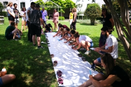 EUSA ESC volunteers attend mid-term training