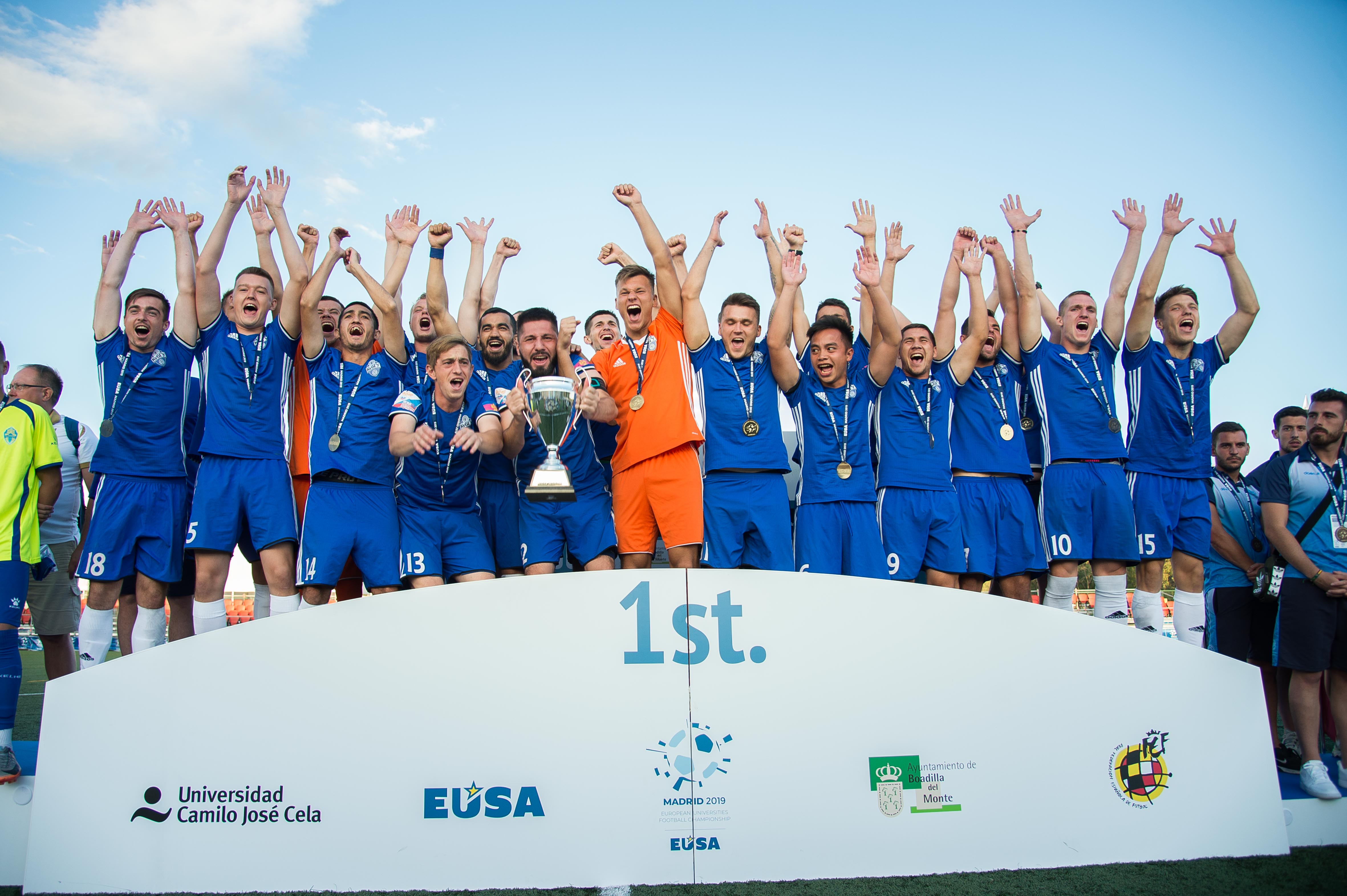 EUC 2019 Football men's winners