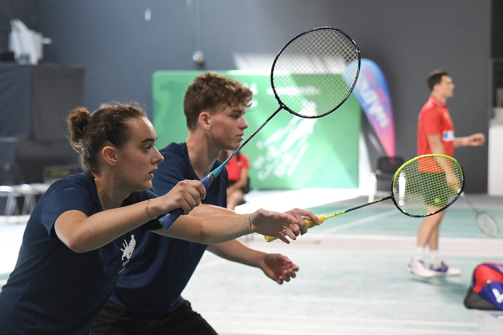 Badminton male and female