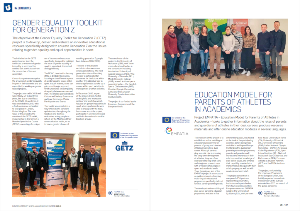 EUSA Magazine projects