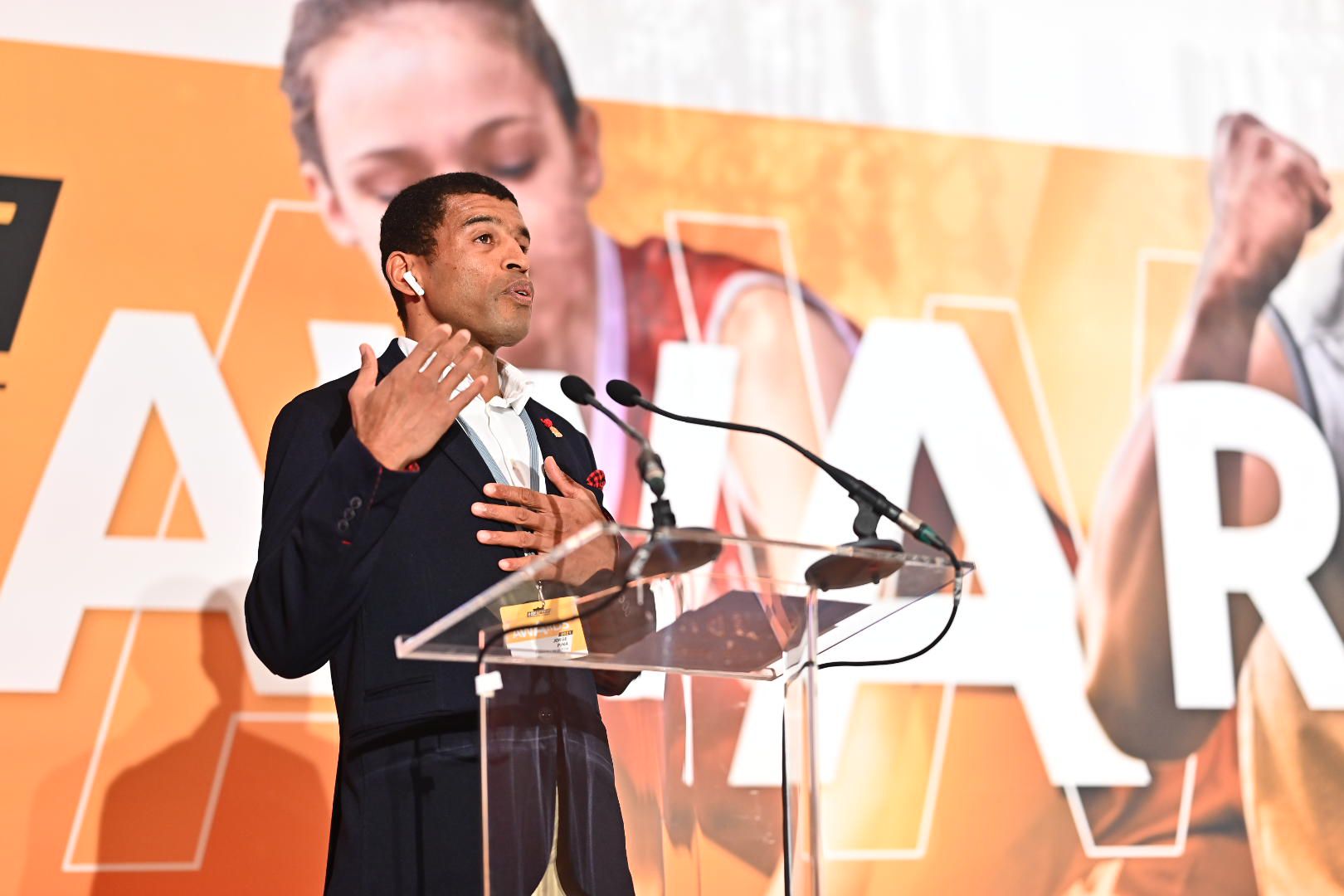 Inspirational speech by ambassador Jorge Pina