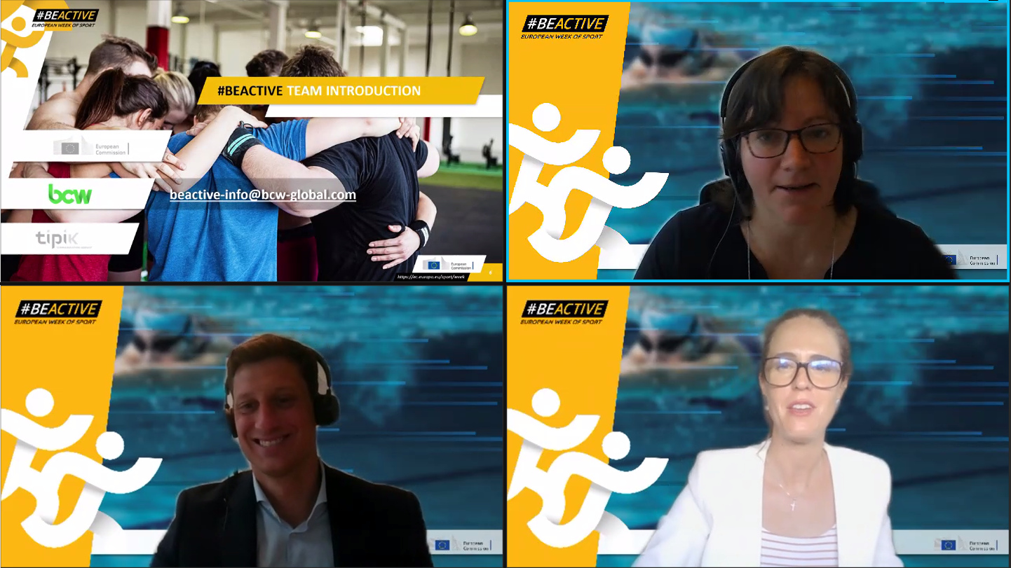 Team behind the #beactive campaign