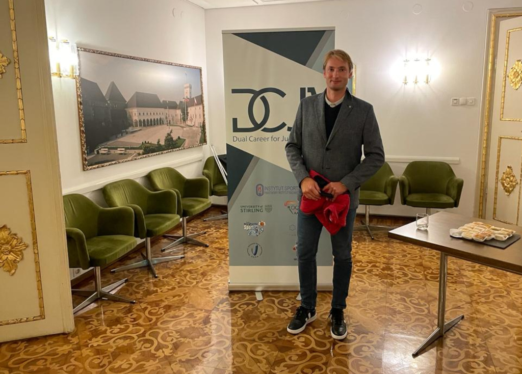 EUSA Sports Manager Miha Zvan, one of the EUSA staff members