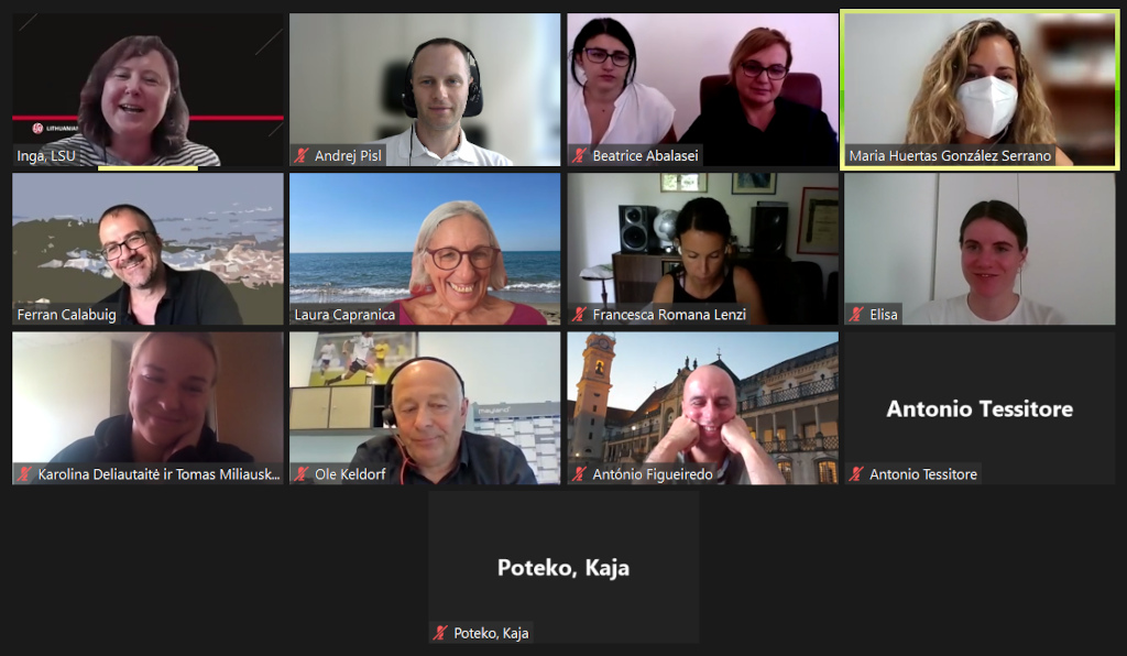 Representatives of the partners organisations