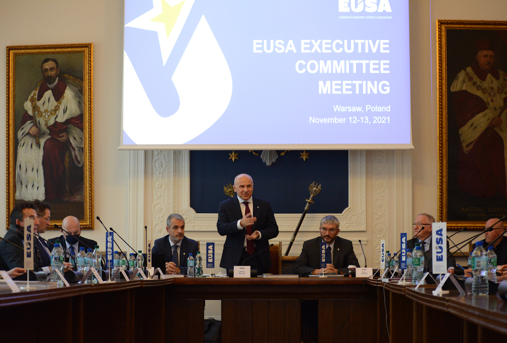 EUSA President Mr Adam Roczek