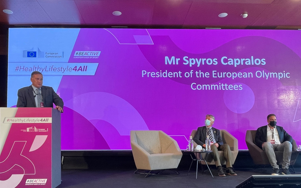 EOC President Mr Capralos