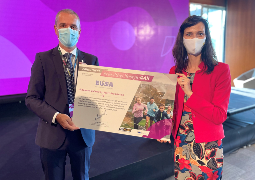 EUSA signed the HealthyLifestyle4All pledge