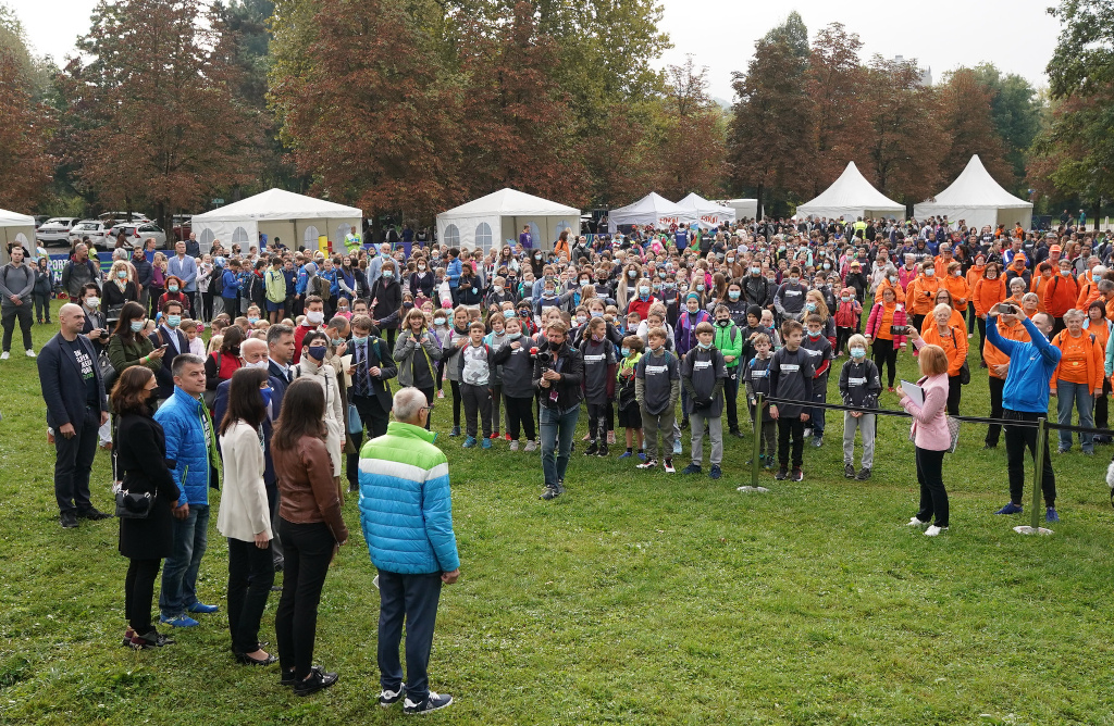 Participants at the Sports Day in Ljubljana
