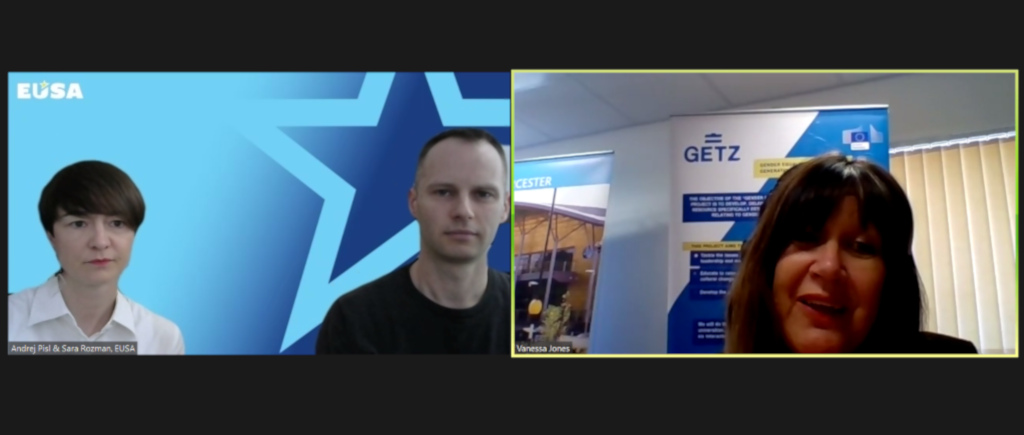 Engagement of EUSA, presented by Andrej Pisl and Sara Rozman