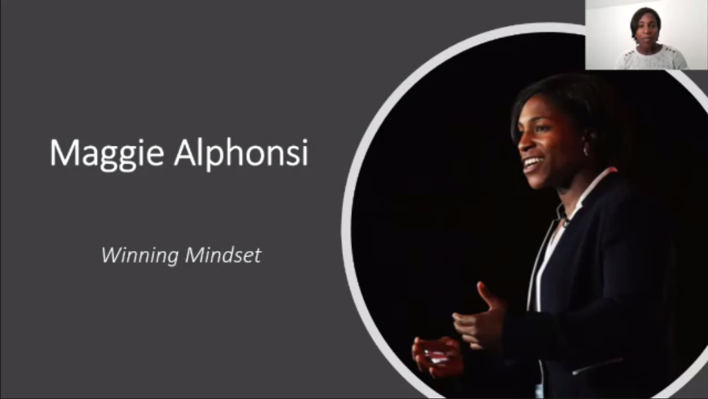 Keynote speaker Ms Maggie Alphonsi