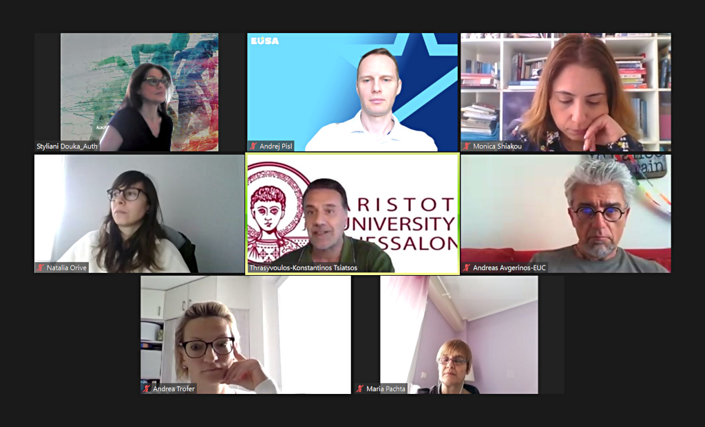 HALT partners met online in April