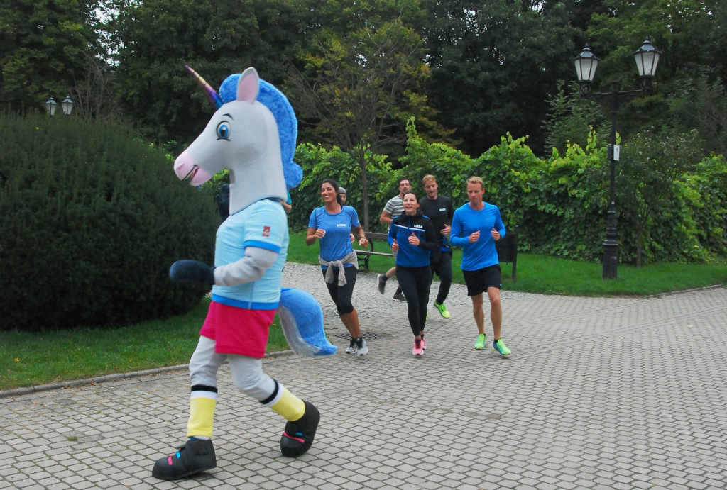 Morning run with EUGenio in Lodz