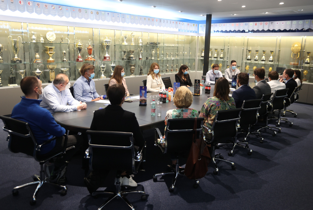 Meeting of MLEA partners with the FC Dinamo