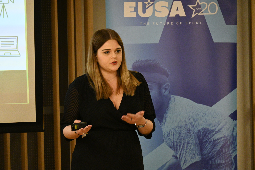 Ms Aleksandra Leszczynska, AZS Board member and Media coordinator