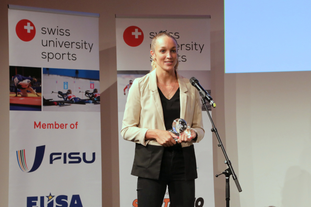 Ms Anouk Vergé-Dépré, Swiss Students Sports Award recipient
