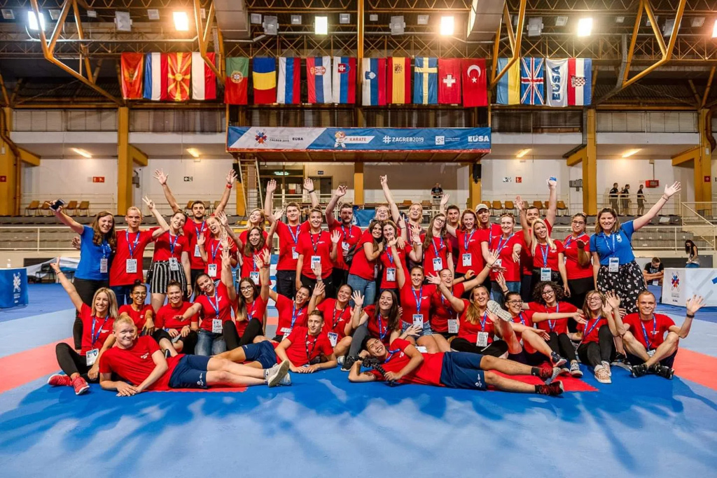 Volunteers at the European Universities Games