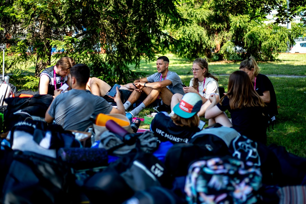 resting area of the campus