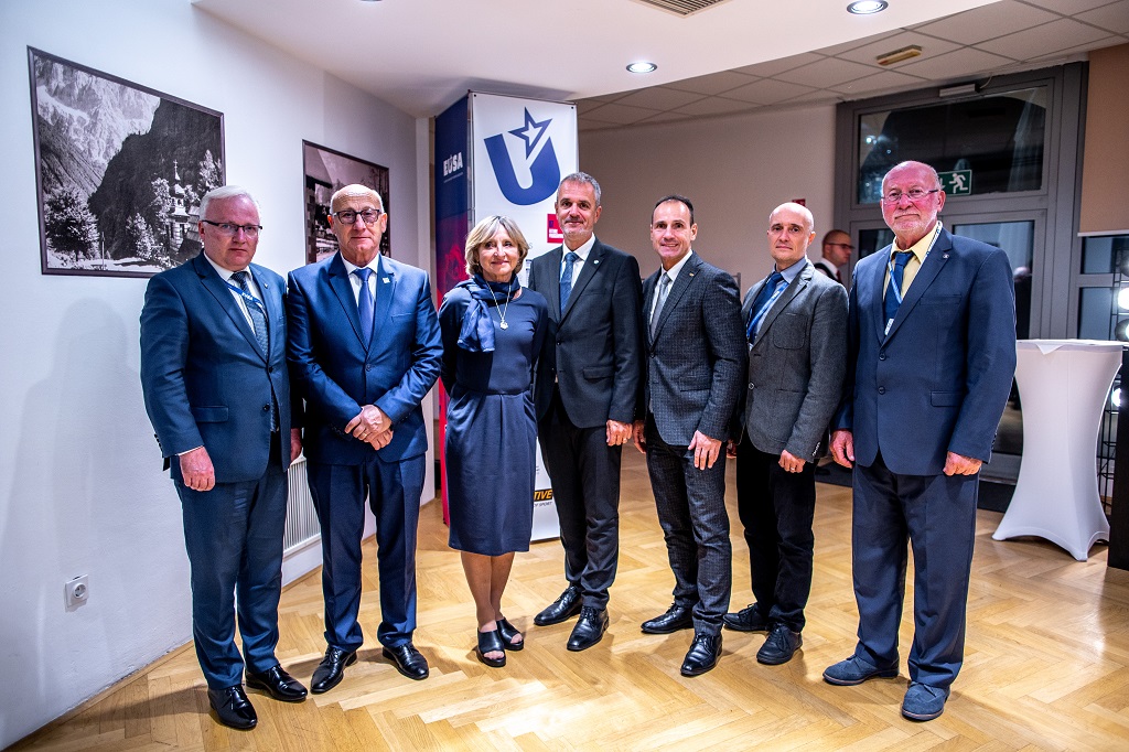EUSA Representatives with President and Vice-President of Slovenian Olympic Committee 