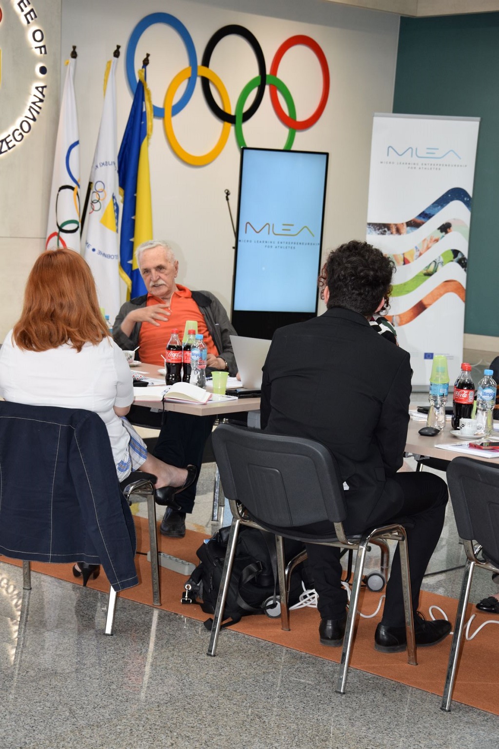 Mr. Edin Numankadić, founder of the Olympic Museum in Sarajevo