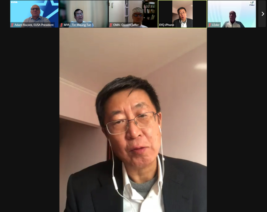 Opening by AUSF President Mr Yanqing Xue