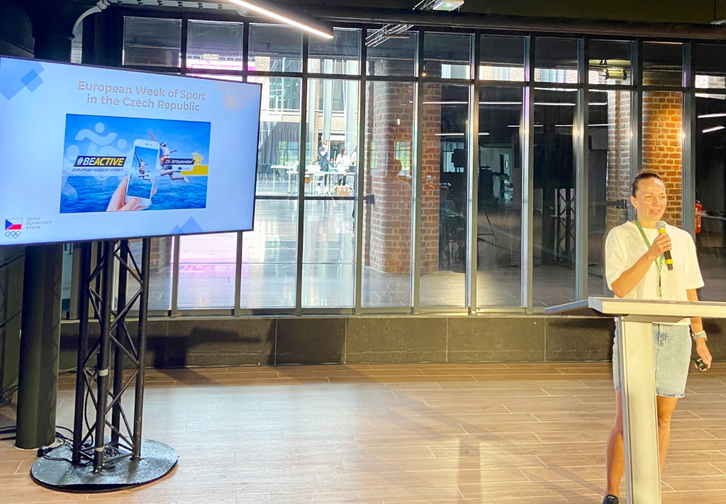 Announcing the kickoff of the European Week of Sport 2022 in Prague