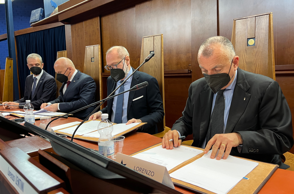 Signing of the agreement