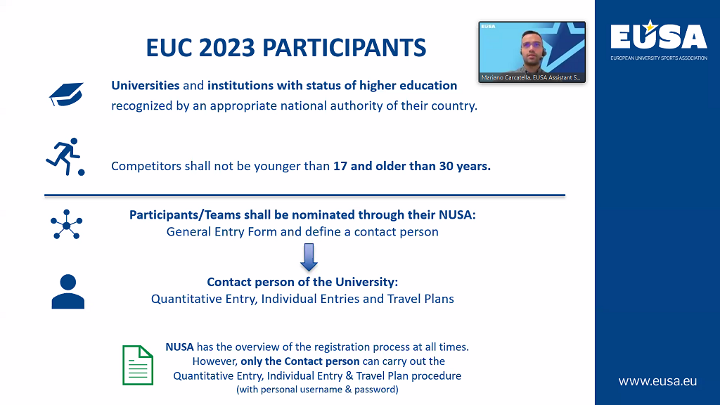 Mr Mariano Carcatella - Assistant Sport Manager