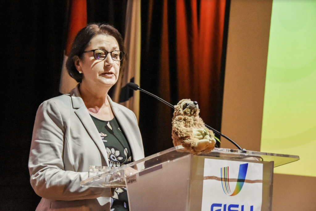 FISU Education Commission Chair Ms Verena Burk