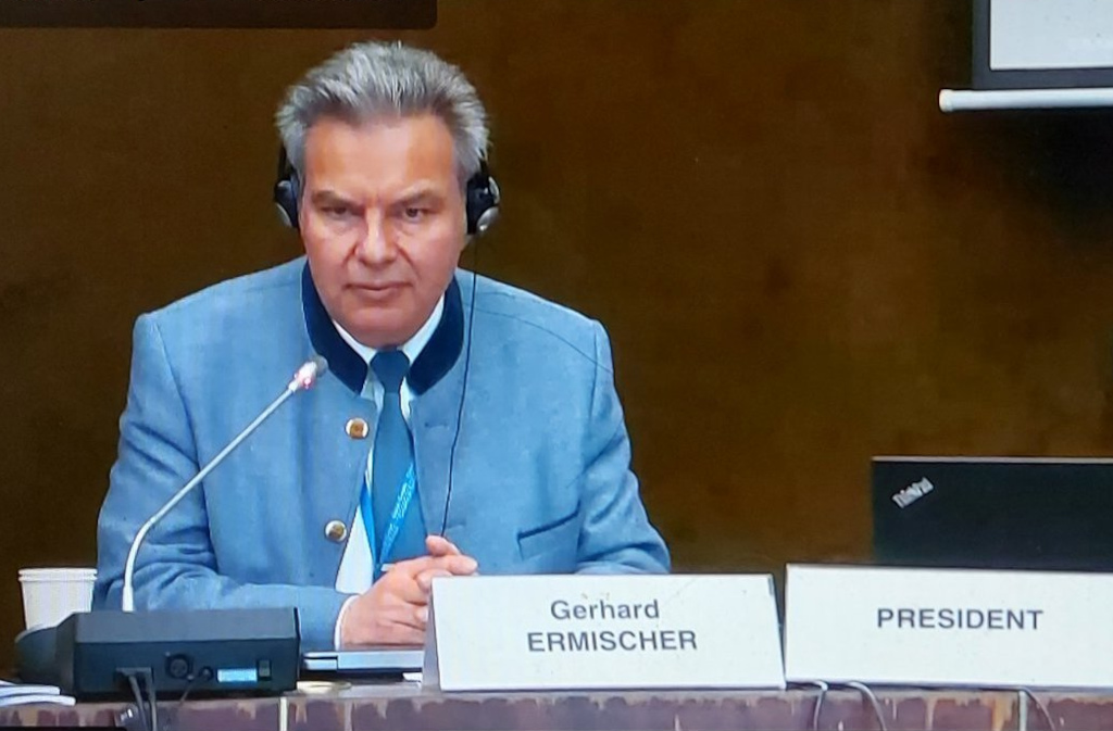 Gerhard Ermischer, President of the Conference of INGOs