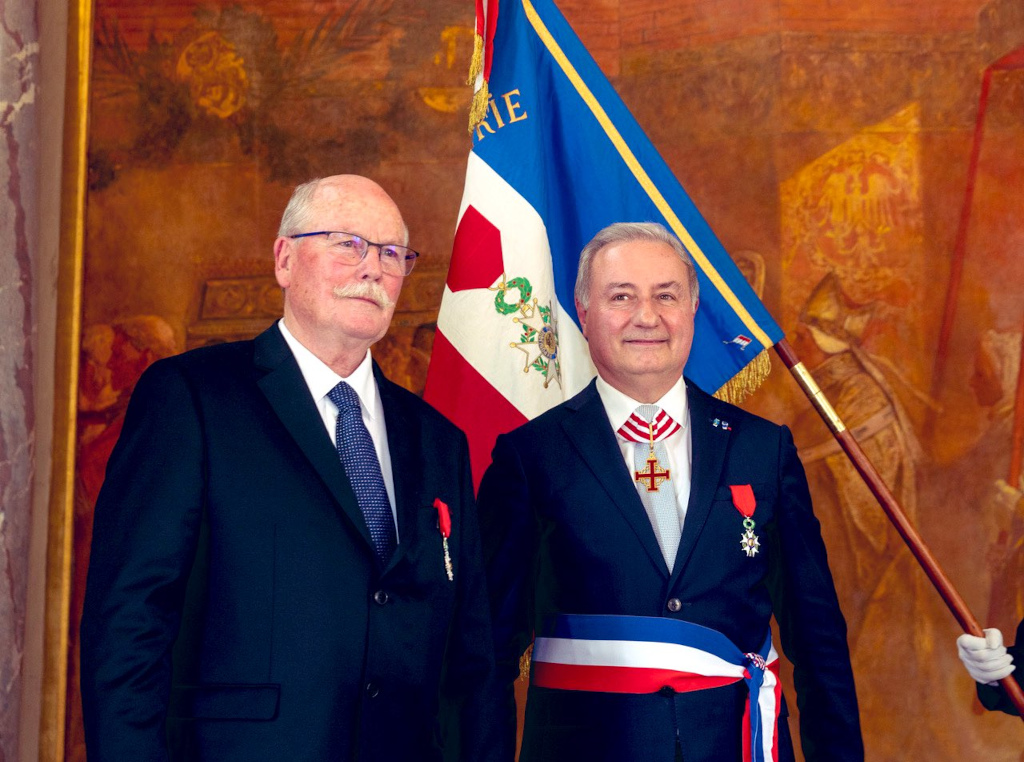 Mr Jean-Francois Sautereau receiving Legion of Honour