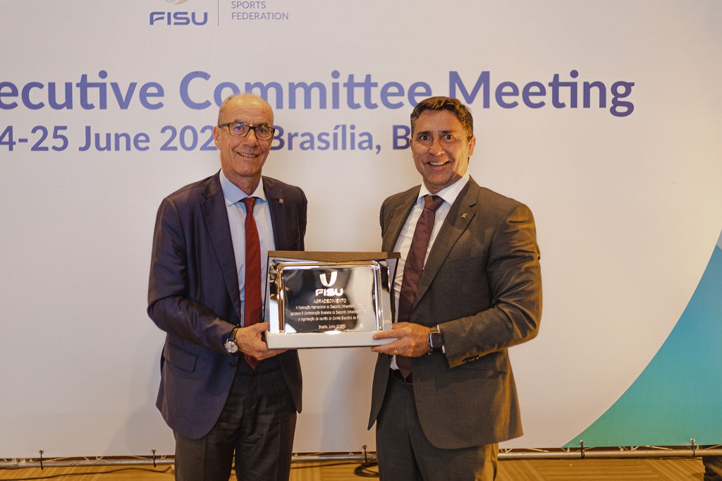 Mr Leonz Eder and Mr Luciano Cabral on EC meeting in Brasilia 