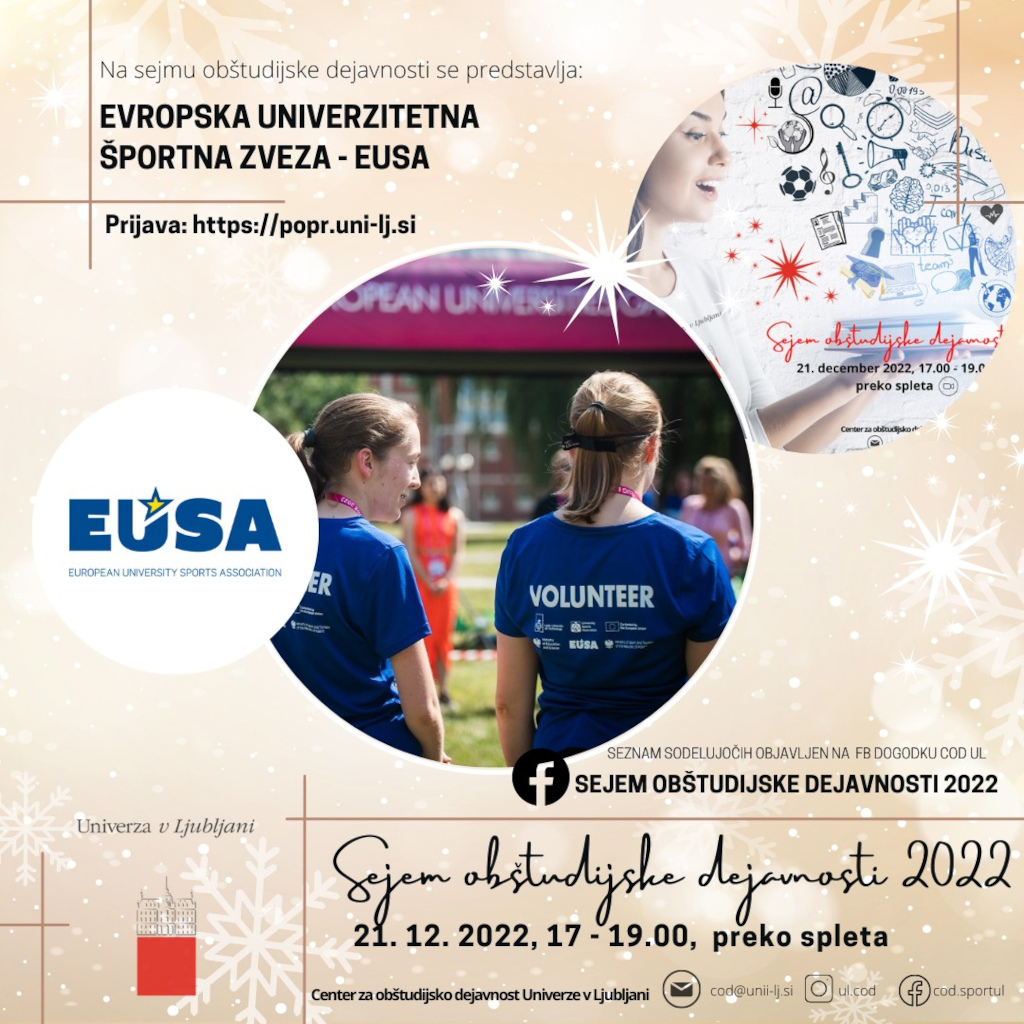 EUSA at the online student fair