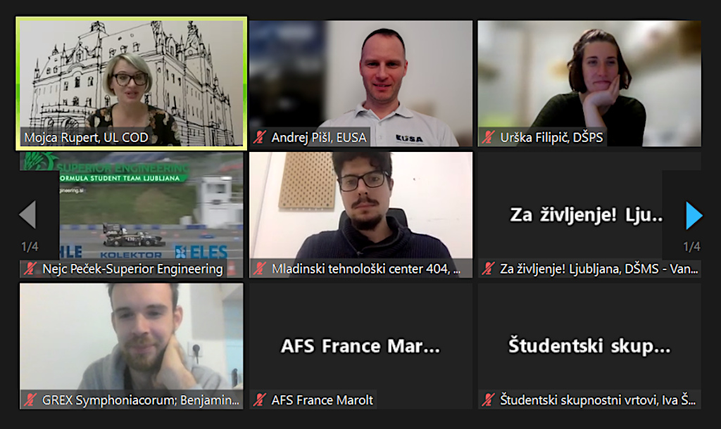 (Part of) speakers at the online fair