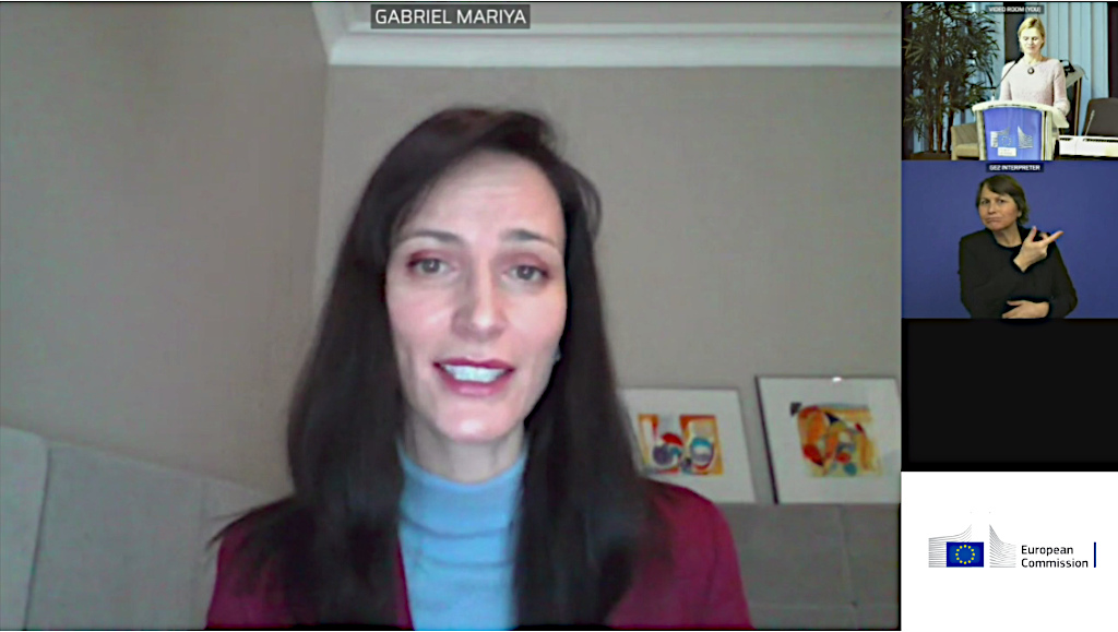 European Commissioner Ms Mariya Gabriel