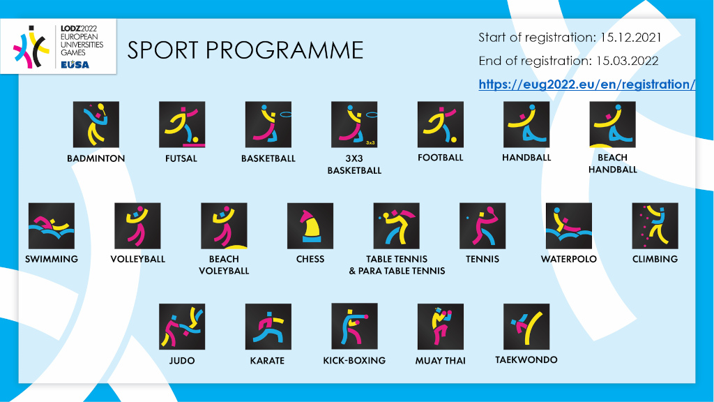 Presenting EUSA and the European Universities Games Lodz 2022