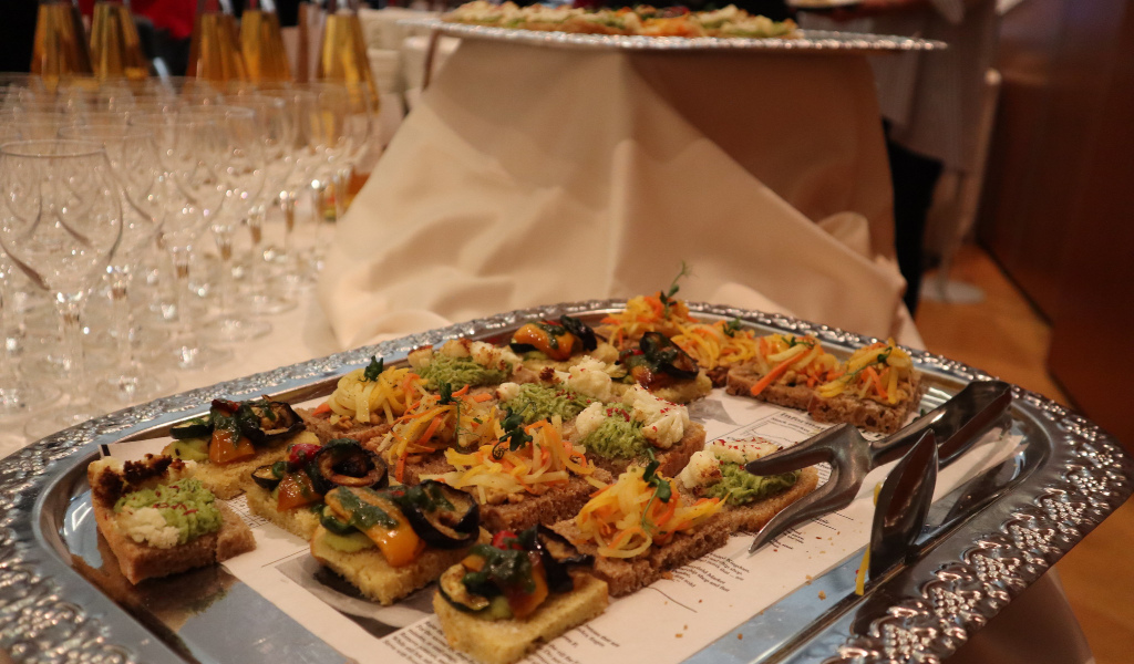 Example of sustainable catering was put in practice