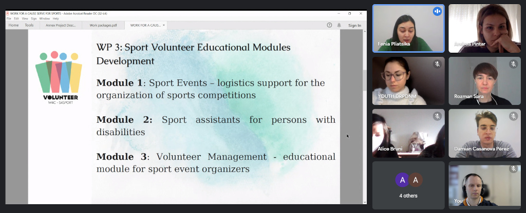 Planning the educational modules