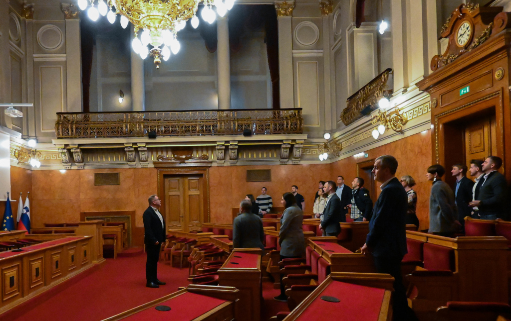 Senate hall of the University of Ljubljana