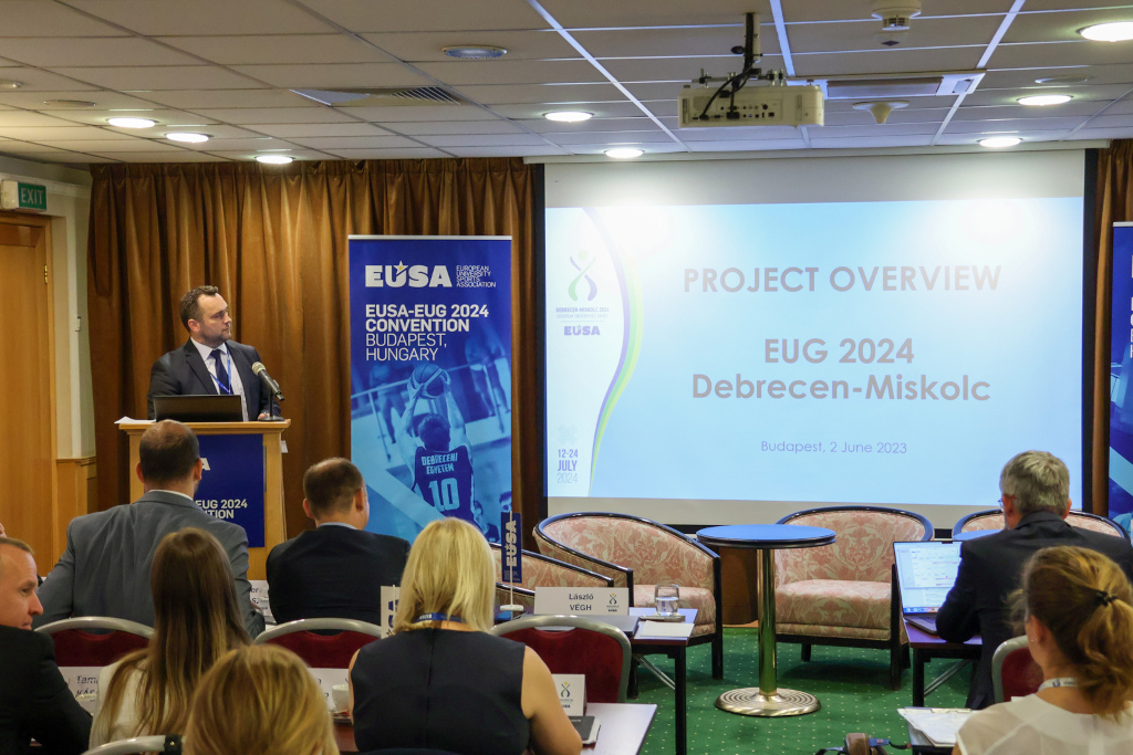 Presentation of EUG2024 by Mr Laszlo Vegh