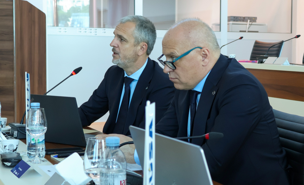 EUSA Secretary General Matjaz Pecovnik and President Adam Roczek