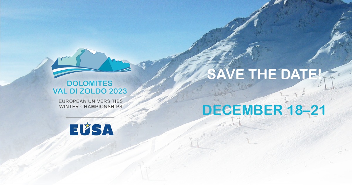 European Universities Winter Championships - Save the Date: December 18-21, 2023