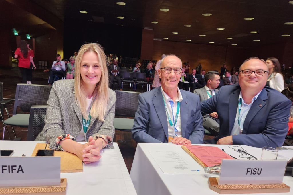 FIFA and FISU delegations