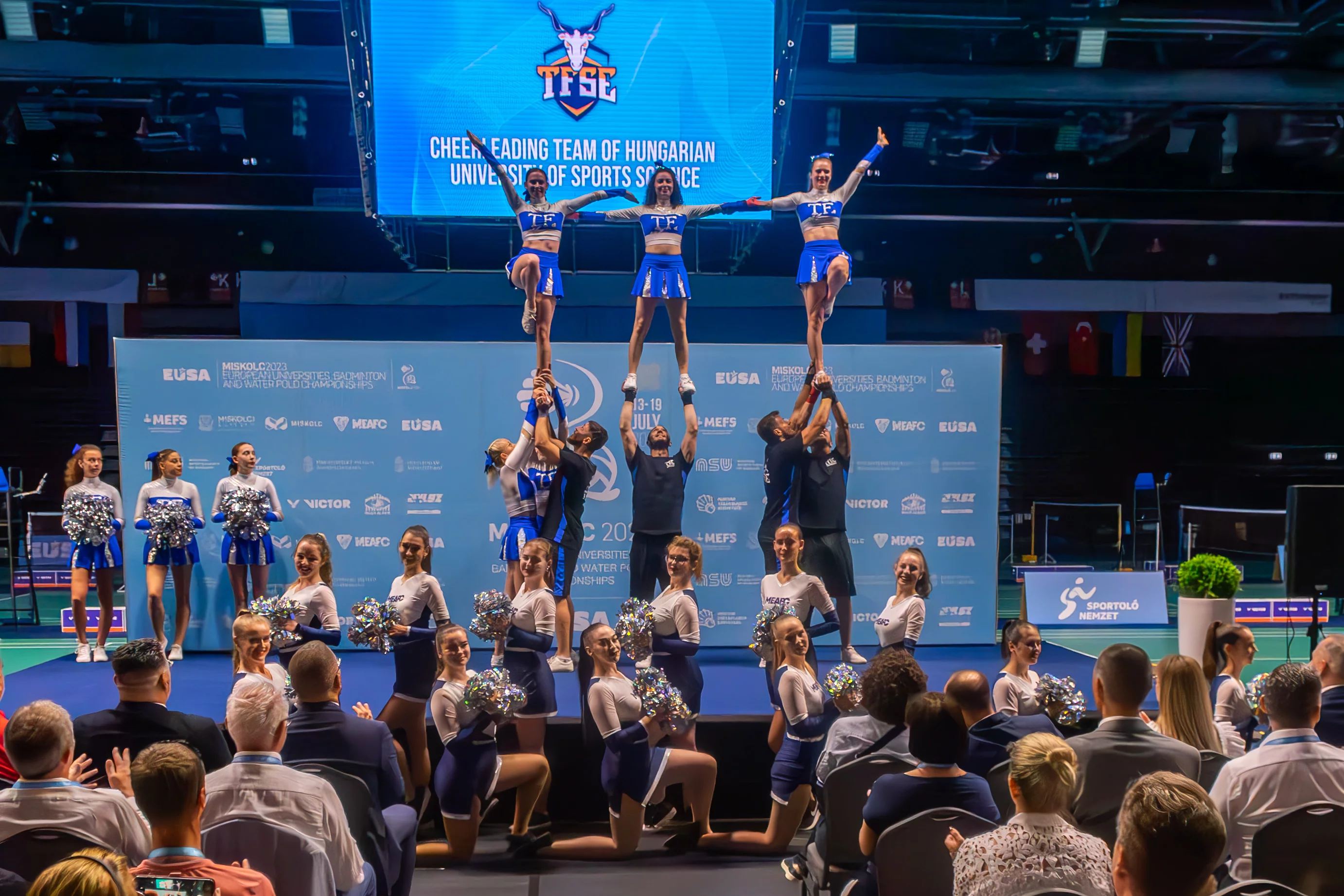 EUC Badminton and Water Polo start in Miskolc