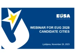 EUSA Webinar for EUG 2028 Candidate Cities held online 
