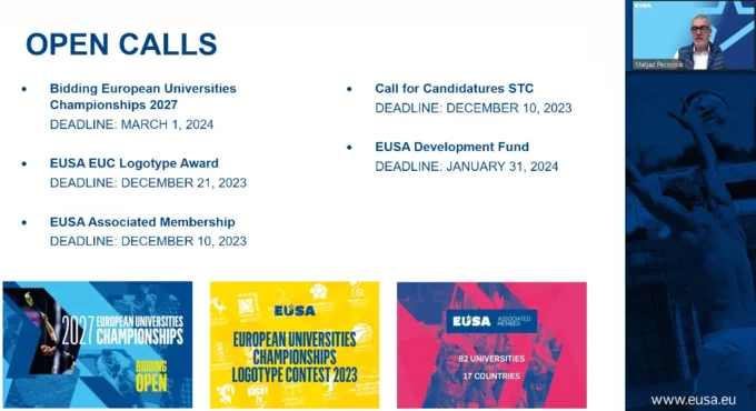 Current open EUSA calls