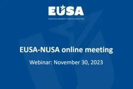 November EUSA-NUSA online meeting