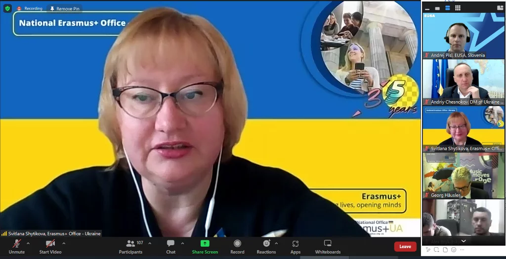 Dedicated Erasmus+ webinar for Ukraine