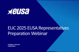 EUC 2025 EUSA Representatives Preparation Webinar