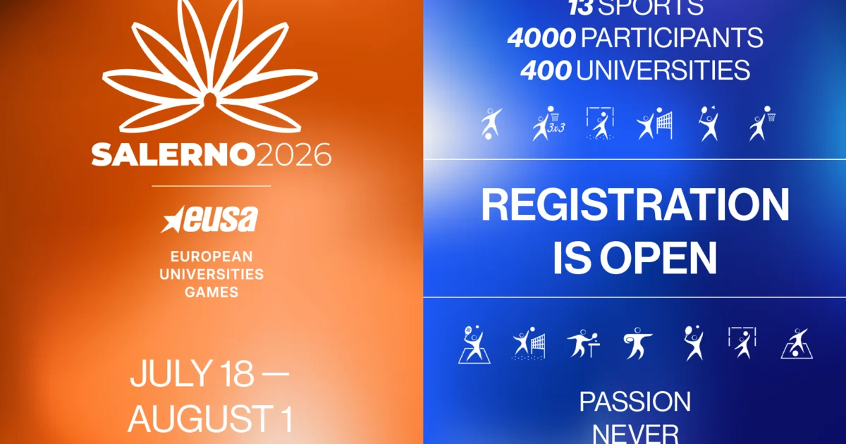 Registration for the European Universities Games 2026 is now open | EUSA