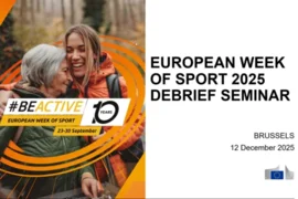 European Week of Sport 2025 Debrief Seminar 